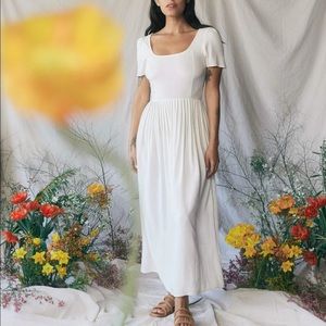 The Scarlet Dress in Washed Daffodil